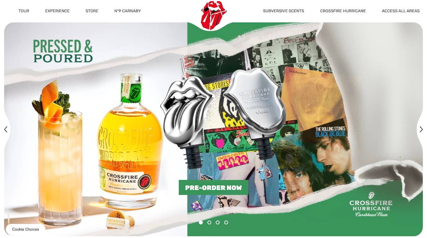 the rolling stones - best band website